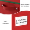 image:imageSimple Houseware 64 Christmas Ornament Storage Box with Adjustable Dividers