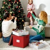 image:imageSimple Houseware 64 Christmas Ornament Storage Box with Adjustable Dividers
