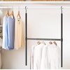 image:imageSimple Houseware Adjustable Closet Hanging Rod WhiteBlack