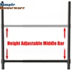 image:imageSimple Houseware Adjustable Closet Hanging Rod WhiteBlack