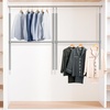 image:imageSimple Houseware Adjustable Closet Hanging Rod WhiteChrome