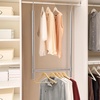 image:imageSimple Houseware Adjustable Closet Hanging Rod WhiteChrome