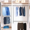 image:imageSimple Houseware Adjustable Closet Hanging Rod WhiteChrome