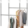 image:imageSimple Houseware Adjustable Closet Hanging Rod WhiteChrome