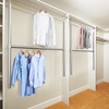 image:imageSimple Houseware Adjustable Closet Hanging Rod WhiteChrome