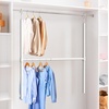 image:imageSimple Houseware Adjustable Closet Hanging Rod WhiteWhite