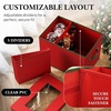image:imageSimple Houseware Christmas Light amp 12 Ornament Storage Clear Top Window