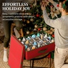 image:imageSimple Houseware Christmas Ornament Storage Bin for 6Inch Tall Finials