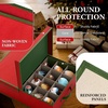 image:imageSimple Houseware Christmas Ornament Storage Bin for 6Inch Tall Finials