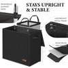 image:imageSimple Houseware Double Laundry Hamper with Lid amp Removable Bags BlackBlack