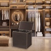 image:imageSimple Houseware Double Laundry Hamper with Lid amp Removable Bags BlackBrown