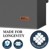 image:imageSimple Houseware Double Laundry Hamper with Lid amp Removable Bags BlackDark Grey