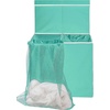 image:imageSimple Houseware Double Laundry Hamper with Lid amp Removable Bags BlackTurquoise