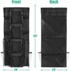 image:imageSimple Houseware DoubleSided Hanging Gift Wrap Organizer Red Set of 1Black