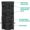 image:imageSimple Houseware DoubleSided Hanging Gift Wrap Organizer Red Set of 1Black