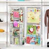 image:imageSimple Houseware DoubleSided Hanging Gift Wrap Organizer Red Set of 1Grey