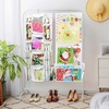 image:imageSimple Houseware DoubleSided Hanging Gift Wrap Organizer Red Set of 1White