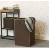 image:imageSimple Houseware Foldable Closet Laundry Hamper Basket BlackBrown