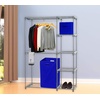 image:imageSimple Houseware Foldable Closet Laundry Hamper Basket BlackDark Blue