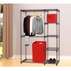image:imageSimple Houseware Foldable Closet Laundry Hamper Basket BlackRed