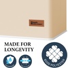 image:imageSimple Houseware Foldable Laundry Hamper Basket with Lid and Bag Dark GrayBeige