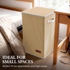 image:imageSimple Houseware Foldable Laundry Hamper Basket with Lid and Bag Dark GrayBeige