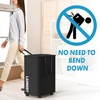 image:imageSimple Houseware Large 82L Laundry Basket with Wheels and Handles BlackBlack