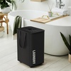 image:imageSimple Houseware Large 82L Laundry Basket with Wheels and Handles BlackBlack