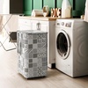 image:imageSimple Houseware Large 82L Laundry Basket with Wheels and Handles BlackGray