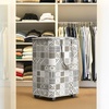 image:imageSimple Houseware Large 82L Laundry Basket with Wheels and Handles BlackGray