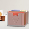 image:imageSimple Houseware Mesh Hanging File Folder Organizer SilverSilver