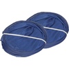 image:imageSimple Houseware Mesh PopUp Laundry Hamper with Side Pocket 2 Pack BlackDark Blue