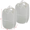 image:imageSimple Houseware Mesh PopUp Laundry Hamper with Side Pocket 2 Pack BlackGray