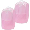 image:imageSimple Houseware Mesh PopUp Laundry Hamper with Side Pocket 2 Pack BlackPink