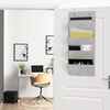 image:imageSimple Houseware Over the Door Hanging Wall File Organizer Clear WindowStandard Regular Pockets
