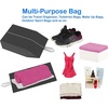 image:imageSimple Houseware Travel Shoe Bags Set of 4 Waterproof with Zipper Black