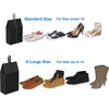 image:imageSimple Houseware Travel Shoe Bags Set of 4 Waterproof with Zipper Black