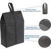 image:imageSimple Houseware Travel Shoe Bags Set of 4 Waterproof with Zipper Black