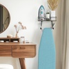 image:imageSimple Houseware Wall Mount Ironing Board Holder wHanger Shelf Black