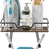 image:imageSimple Houseware Wall Mount Ironing Board Holder wHanger Shelf Black