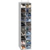 image:imageSimple Houseware 20 Section Shelves Hanging Shoes Organizer GrayGrey