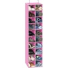 image:imageSimple Houseware 20 Section Shelves Hanging Shoes Organizer GrayPink