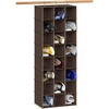 image:imageSimple Houseware 24 Section Shelves Hanging Shoes Organizer BlackBrown