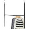 image:imageSimple Houseware Adjustable Closet Hanging Rod WhiteBlack