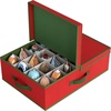 image:imageSimple Houseware Christmas Ornament Storage Bin for 6Inch Tall Finials