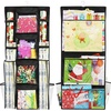 image:imageSimple Houseware DoubleSided Hanging Gift Wrap Organizer Red Set of 1Black