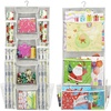 image:imageSimple Houseware DoubleSided Hanging Gift Wrap Organizer Red Set of 1Grey