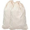 image:imageSimple Houseware Extra Large Natural Cotton Laundry Bag 28 x 36 2 Pack2 Pack