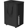 image:imageSimple Houseware Large 82L Laundry Basket with Wheels and Handles BlackBlack