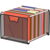 image:imageSimple Houseware Mesh Hanging File Folder Organizer SilverBlack